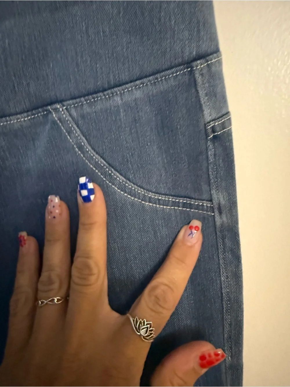 HALARA Slate Blue Flex Denim Jeggings